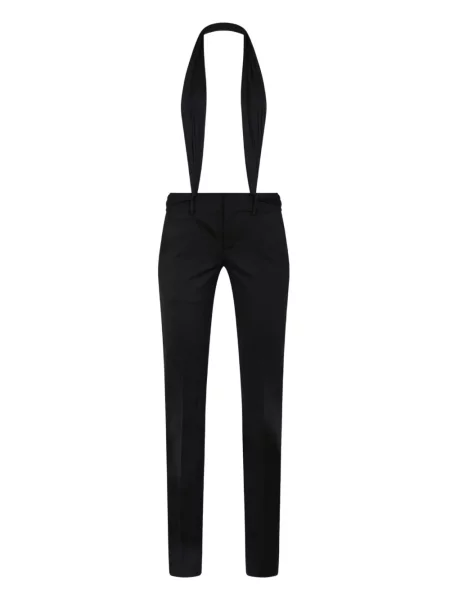 Pantaloni Dsquared2 transparente negru