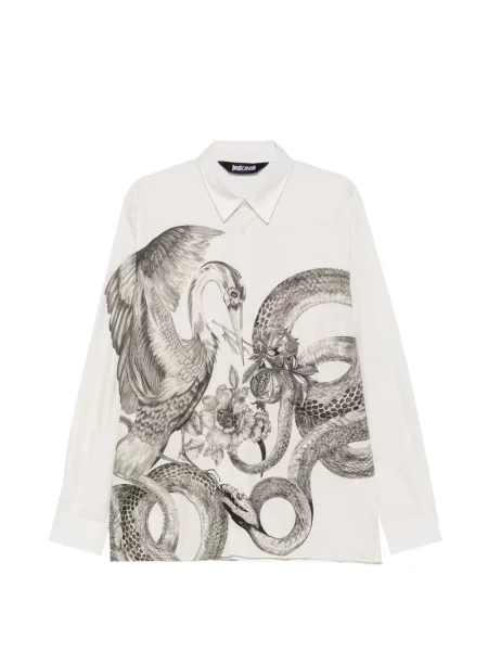 Lung cămașă Just Cavalli cu imagine