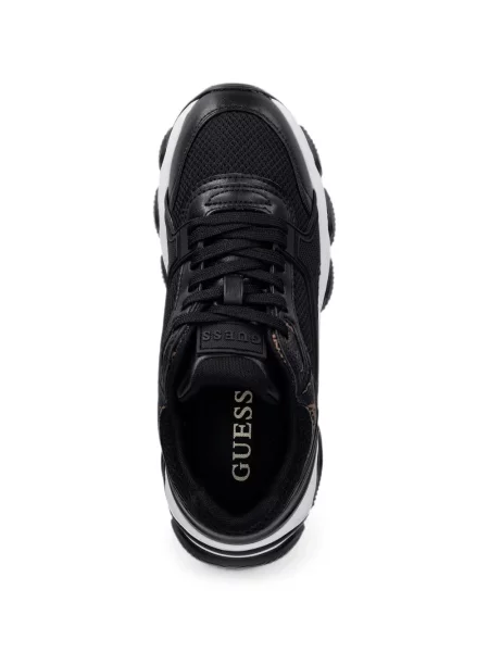 Sneakerși Guess cu imagine chunky negru