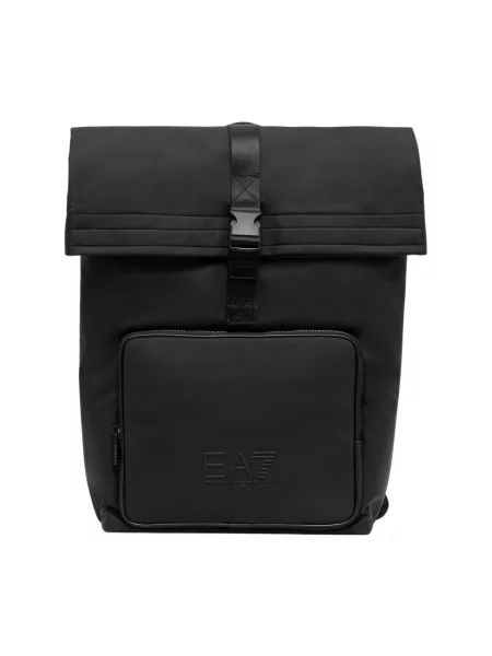 Emporio Armani plecak duży gładki czarny