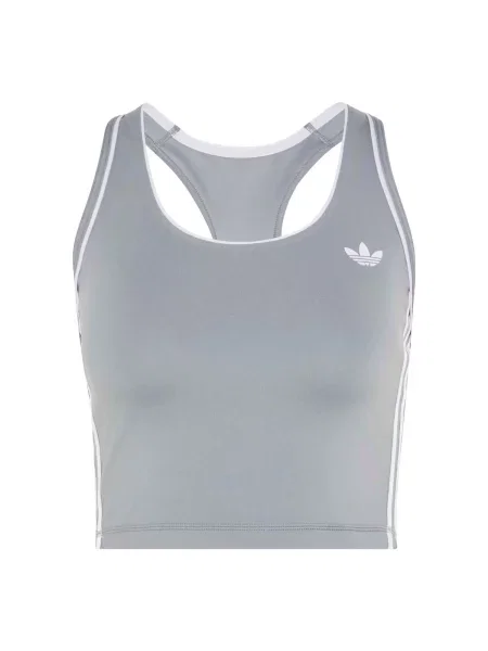 ADIDAS PERFORMANCE Sport top gri alb