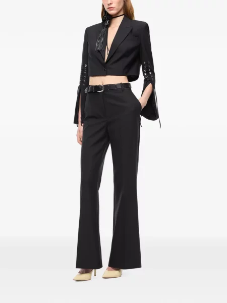 Pantaloni Pinko de lână negru