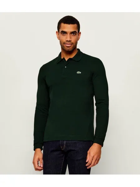 Tricou cu mânecă lungă Lacoste verde