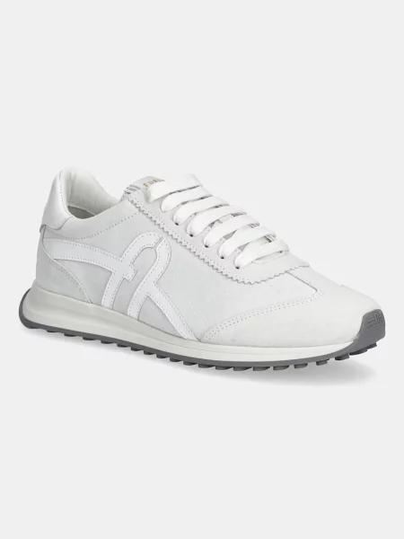 Superge iz semiša Furla Retro Sneaker siva
