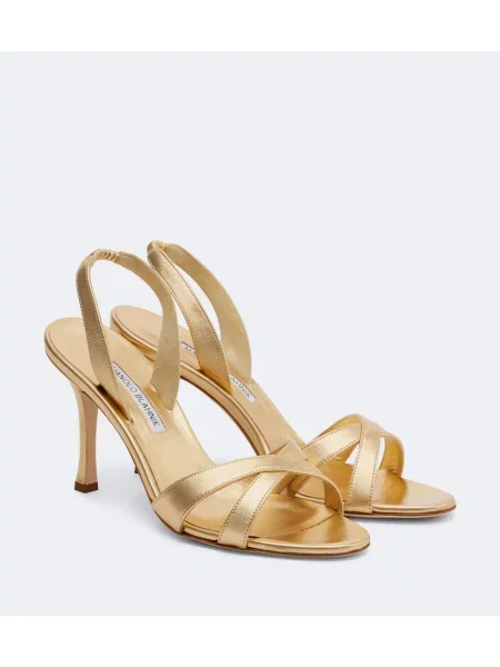 Sandale Manolo Blahnik din piele slingback