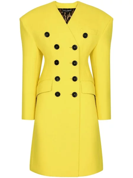 Palton Dolce & Gabbana galben