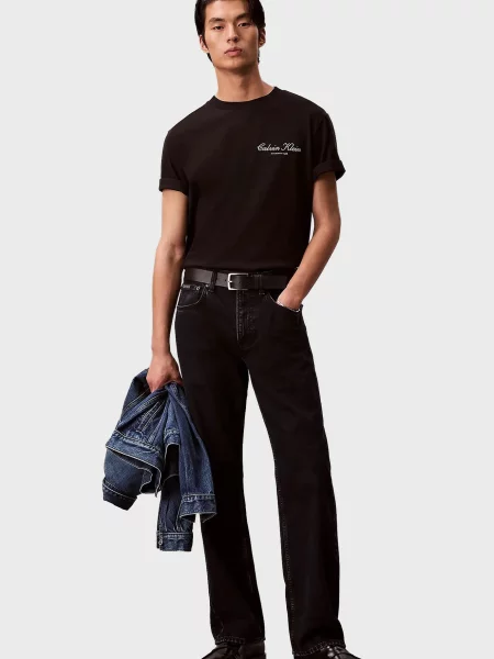 Графический футболка Calvin Klein Jeans черная