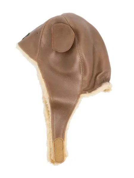 Czapka dziecięca Donsje brązowa