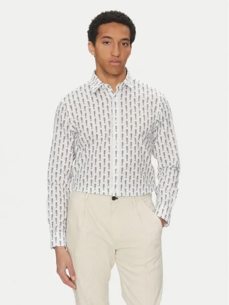 JOOP! Jeans Риза 15 Modern Fit бежов