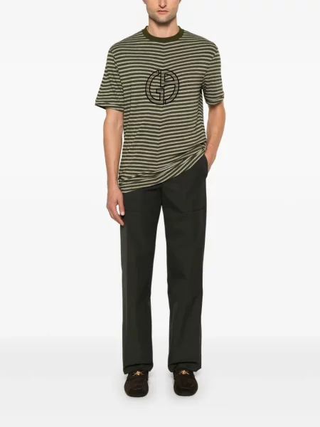 Tricou Giorgio Armani cu autograf verde