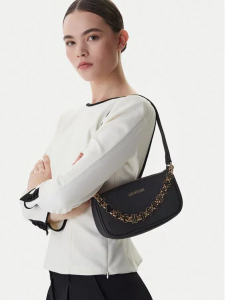 LOVE MOSCHINO Дамска чанта черен