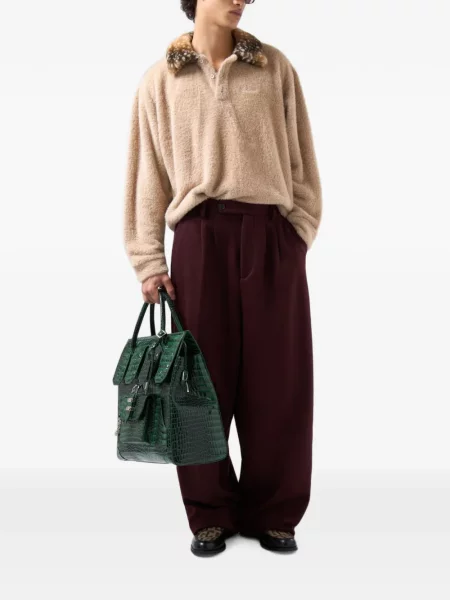 Lung tricou polo Gcds cu blană