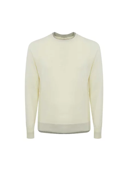 Sweter Eleventy wełniany żółty