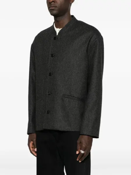 Gulerat geacă Jil Sander gri