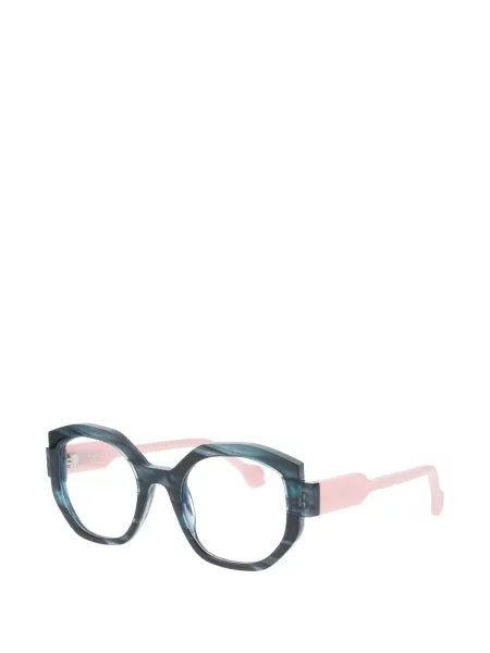 Ochelari de soare Face à Face cu imprimeu geometric albastru
