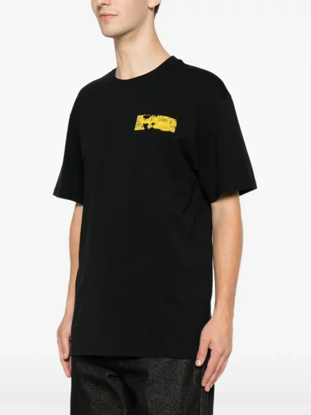 Póló Givenchy nyomtatás fekete