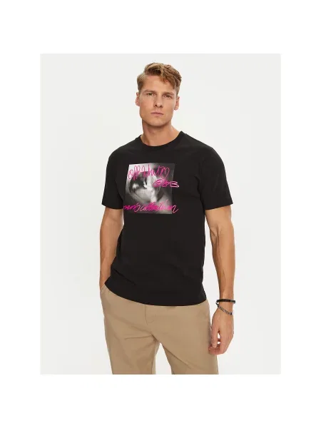 Off-White Majica Črna Regular Fit bela