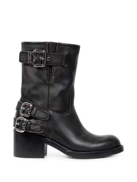 Botine Chloé cu cataramă negru