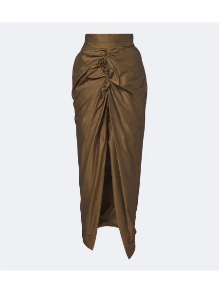 Fustă midi Vivienne Westwood maro