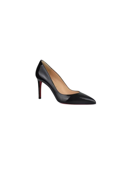 Czółenka Christian Louboutin skórzana czarna