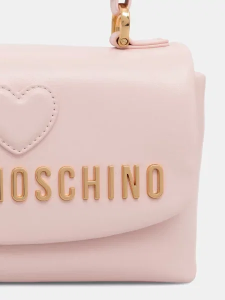 Кожаная сумка через плечо Love Moschino