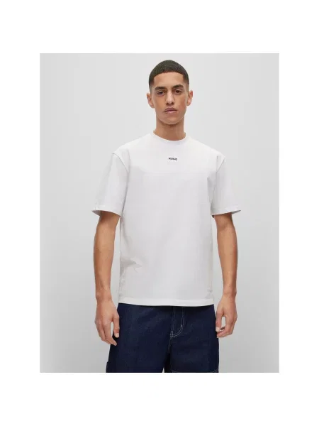 Hugo Majica Dapolino Relaxed Fit bela