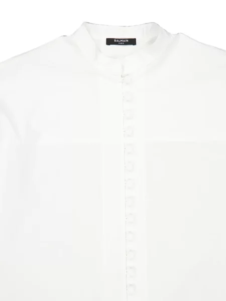 Cămașă Balmain din poplin alb