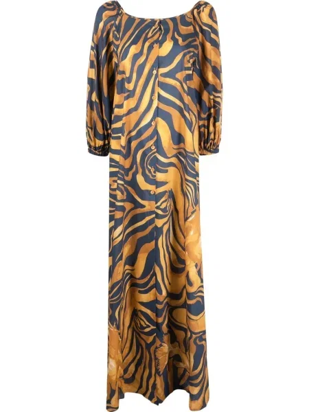 Rochie Alberta Ferretti cu imagine negru