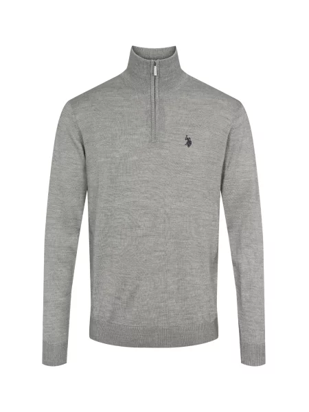 U.S. POLO ASSN. Svetr UMMason' šedá