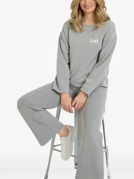 Pulover Juvia din fleece gri