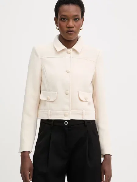 Morgan sacou cu un singur rând de pentru femei bej