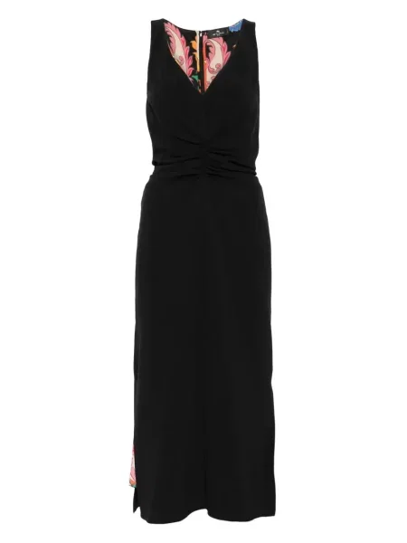 Rochie midi Etro până la genunchi de costum negru