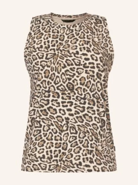 Top Goldbergh bez rękawów z alpaki czarny