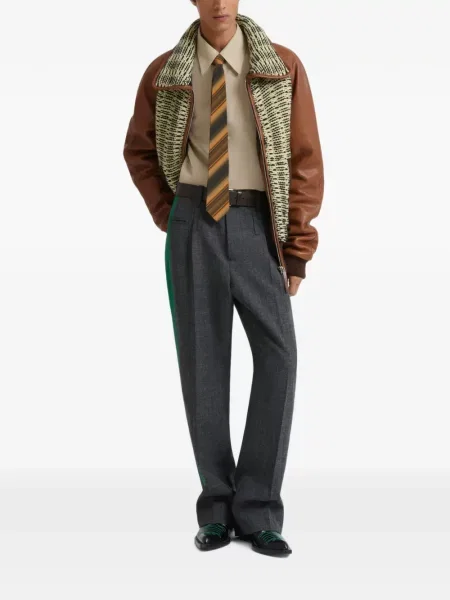 Pantaloni Marni de lână gri