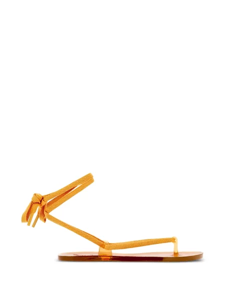 Sandale Ancient Greek Sandals cu șireturi din dantelă portocaliu