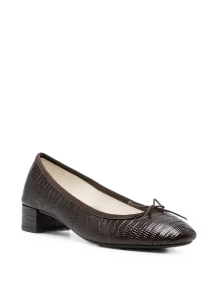 Pantofi cu toc Repetto cu funde maro
