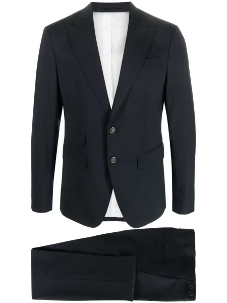 Вълнен костюм костюм Dsquared2 синьо