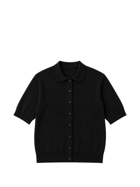 Scurt tricou polo Meimeij negru