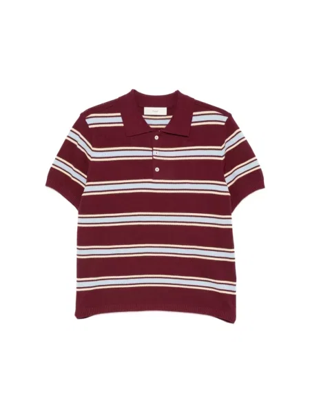 Dzianinowa koszulka polo Dunst w paski