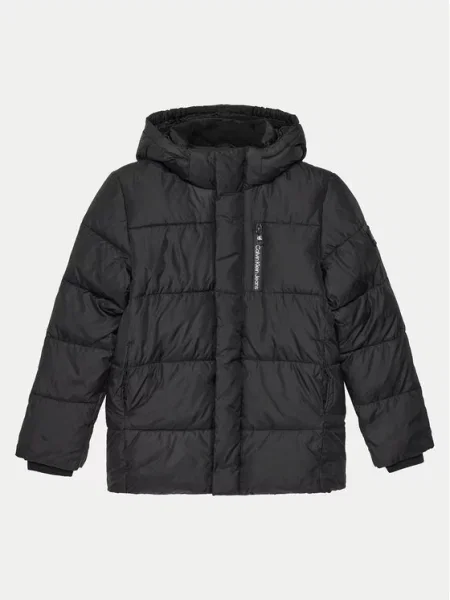 Calvin Klein Prošívaná Bunda černá