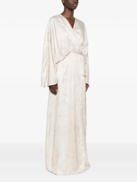 Rochie maxi Golden Goose din jacard plic