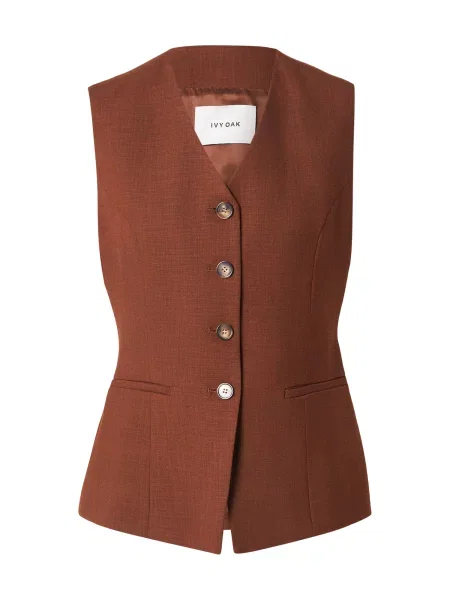 IVY OAK Vestă de costum JUNIPER ANN ruginiu maro