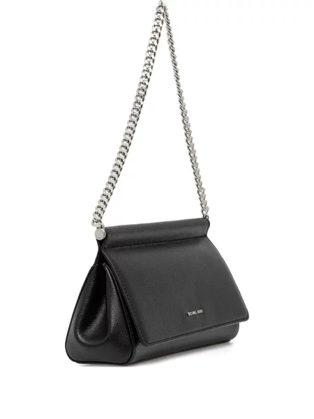 Pantaloni Michael Michael Kors din piele cu imagine cu model leopard roz