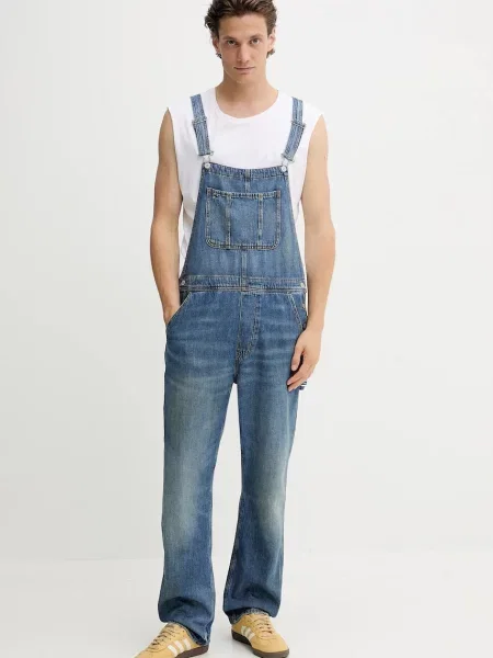 Дънки straight leg Tommy Jeans синьо