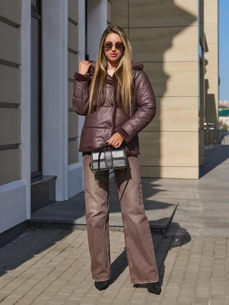 Зимова куртка MilaNova коричневий