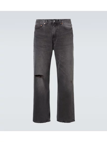 Obrabljene kavbojke Our Legacy siva