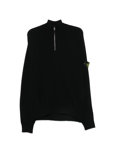 Pulover Stone Island cu strasuri negru