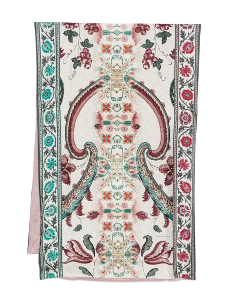 Fular Pierre-louis Mascia cu imagine cu model paisley gri