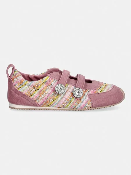 Kurt Geiger London Islington Mary Jane superge semišaste roza