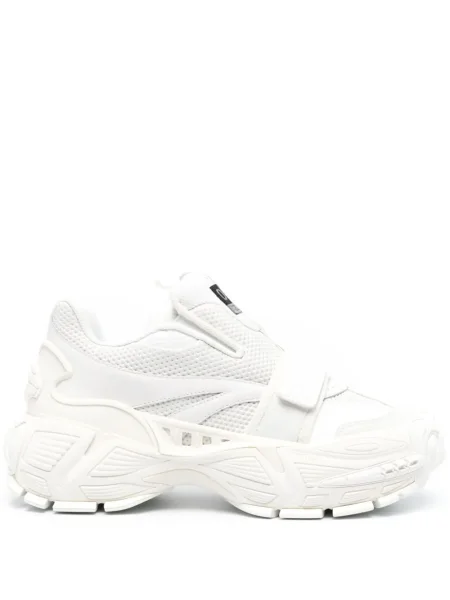 Sneakerși Off-white slip-on alb